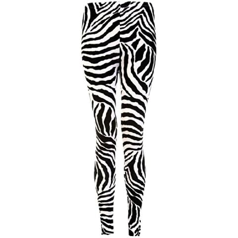 Women Printed Leggings Pants Aztec Wetlook Zebra USA Flag Camo Army Cover