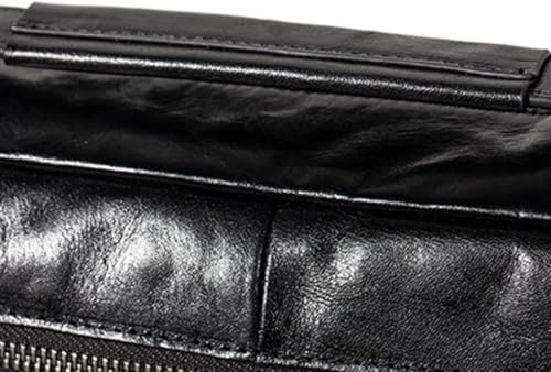 Bandolera de piel para hombre con sistema antirrobo y cómoda correa ajustable 6