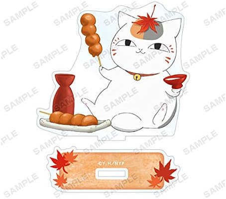 Amazon 夏目友人帳 描き下ろしイラスト ニャンコ先生 紅葉狩りver Bigアクリルスタンド アニメ 萌えグッズ 通販