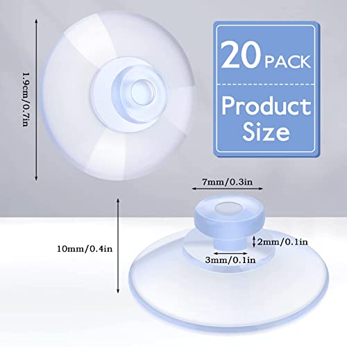 Ipetboom 12x Transparente Saugnäpfe - Doppelseitig & Rutschfest Für Glas