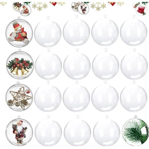 20 Boules de Noël Transparentes EMITUOFO Cover