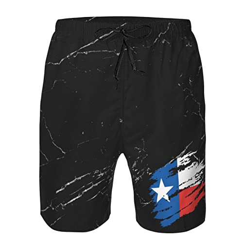 Kkaingg Texas Flag Men's Swim Trunks Quick Dry Swim Shorts Summer Beach Shorts with Pockets Running Shorts4
