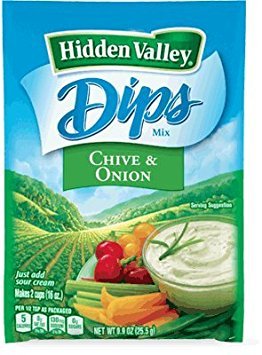 Hidden Valley Ranch Chive and Onion .9 oz (Pack of 5)