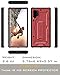 ArmadilloTek Vanguard Designed for Samsung Galaxy Note 10+Plus Case (2019 Release) Military Grade Full-Body Rugged with Kickstand Without Built-in Screen Protector - Red