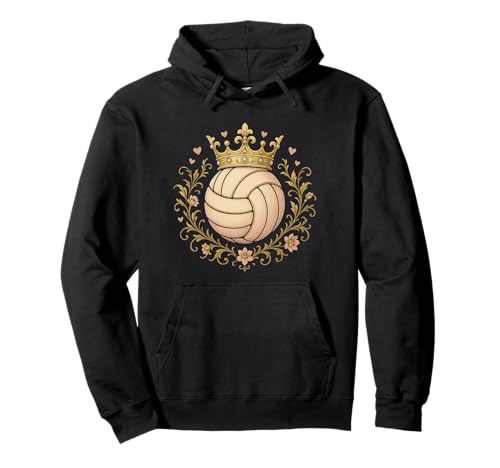 Volleyball Queen Crown Design für Spieler und Fans Pullover Hoodie Volleyball Queen Crown Design für Spieler und Fans Pullover Hoodie