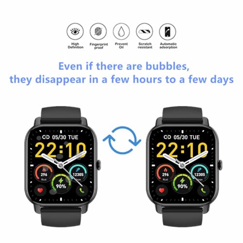 MIHENCE Screen Protector Compatible with Nerunsa 1.85 Inch Smartwatch - Image 2