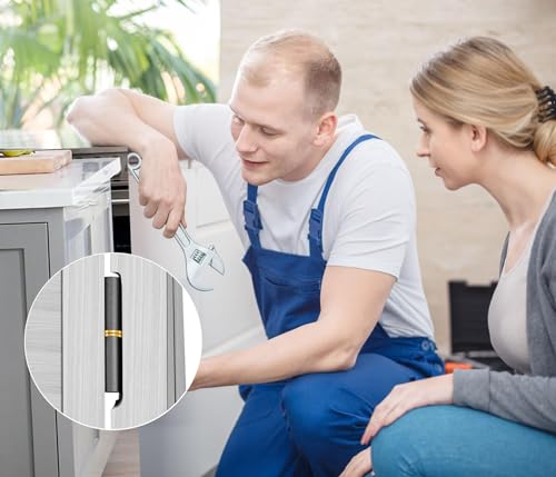 40 Stück Fitschenringe Zimmertüren Unterlegscheiben Türscharnier Montageringe Ohne Abriebspuren 10,20x 15.8 x 1.8mm, Massivem Messing