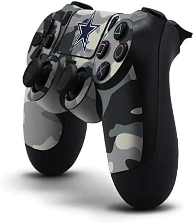 Vista 19 de Skinit Calcomanía para juegos compatible con el controlador de PS4, diseño de logotipo retro de los Dallas Cowboys de la NFL con licencia