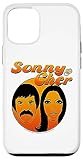 Installation facile Coque pour iPhone 14 Sonny & Cher Comedy Hour Logo rond