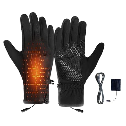 Moufles de travail hiver chauffées USB et gants de conduite thermique