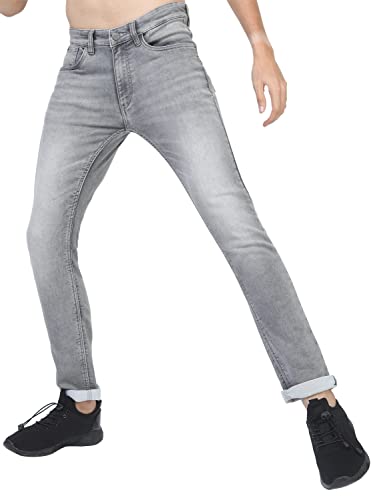 Image of KETCH Men Mid Rise Slim Fit Mid-Rise Jeans (Stretchable)