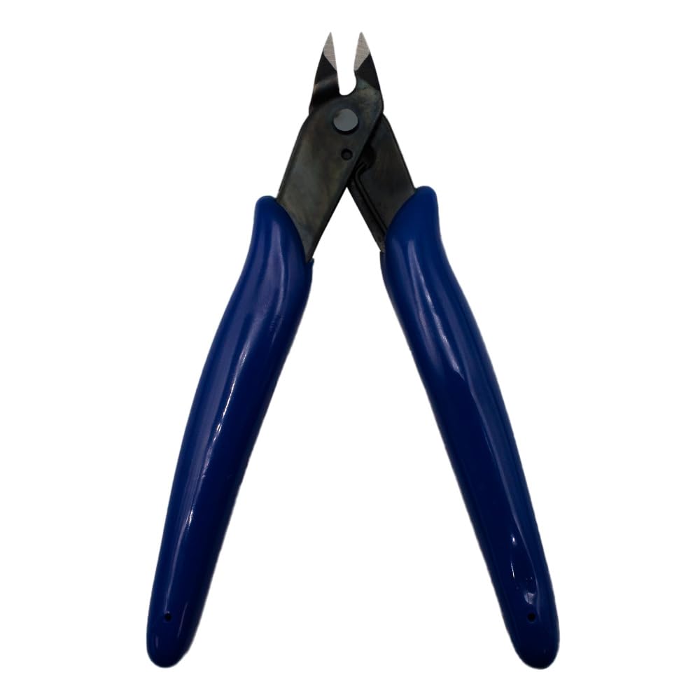 MMOBIEL Wire Cutter Plier Side Snips Flush Diagonal Precision Cutting Plier Tool for Jewellery Making Coil Making, Gundam Model Building Sharp Cutter