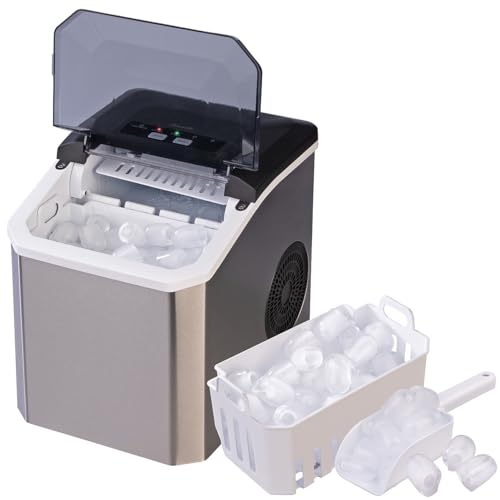 Machine à glaçons 12 kg/jour en acier inoxydable EWM-100 [Rosenstein & Söhne]