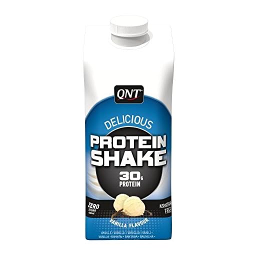 QNT Delicious Protein Shake 12x330ml; Vanille