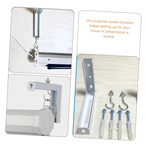 Soporte de pantalla proyector pared metálico resistente GALPADA herraje de colgar universal 6