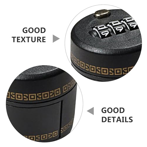Tapa reusable a prueba de manipulaciones con combinación para vino y whisky, 3 uds 4