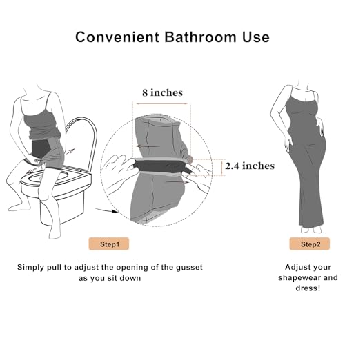 Popilush Shapewear Dress Ruched Dresses for Women Shaper Dresses Business Casual Dress Womens Midi Pencil Dress Black — view 4