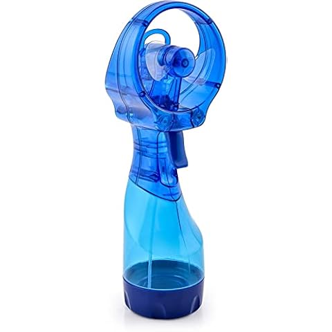 O2COOL Deluxe Handheld Battery Powered Water Misting Fan (Dark Blue) Cover