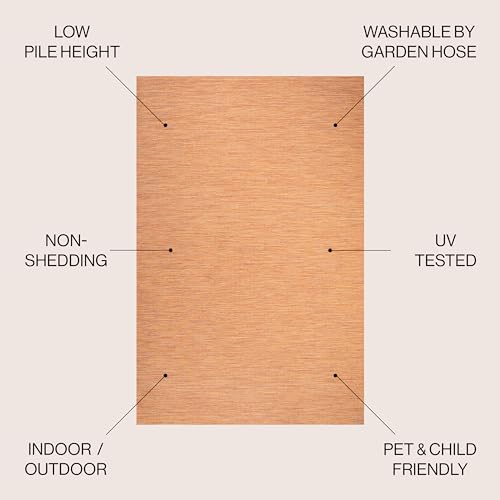 image for JONATHAN Y Flatweave Solid Indoor Outdoor Area Rug 3X5 Orange, Ethan M