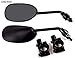 XYZCTEM Black Retro Style Side Rearview Mirror w/ 7/8