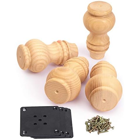 Wooden Sofa Legs Feet Furniture (5 inch) Cover
