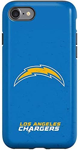 Skinit Pro Phone Case Compatible with iPhone SE (2nd & 3rd Gen) - Officially Licensed NFL Los Angeles Chargers - Alternate Distressed Design