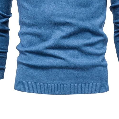 Men's Comfort Winter Knitted Pullover Crew Neck Classic Casual Sweater Solid Fashion Winter Outdoor Sweaters4