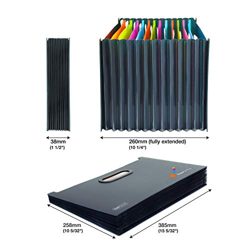 Rapesco 1552 Supafile Plus 13-Part A4+ Desktop Expanding File Organiser #TOP5