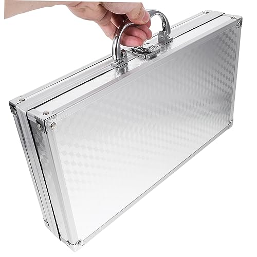 Hard Shell Aluminum Carrying Case Small Tool Box for Travel Reinforced Corners Sturdy Metal Suitcase for Men2