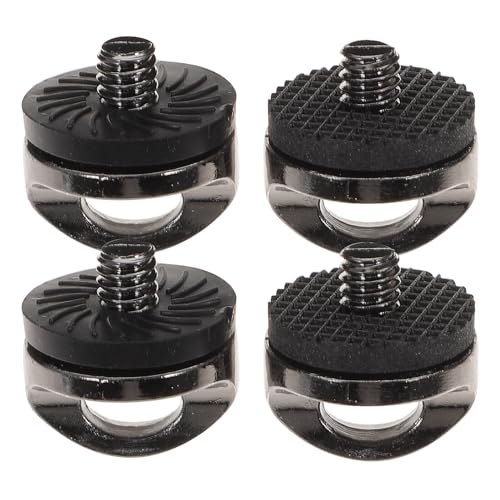 Mikinona 4 pezzi Viti di Montaggio per Tracolla Fotocamera in Lega di Zinco Resistenti per Cinturino Polso Spalla e Collo Connessione Rapida e Sicura per Accessori Fotografici