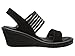 Skechers Cali Women's Rumblers-Sci-Fi Wedge Sandal, Black, 11 W US