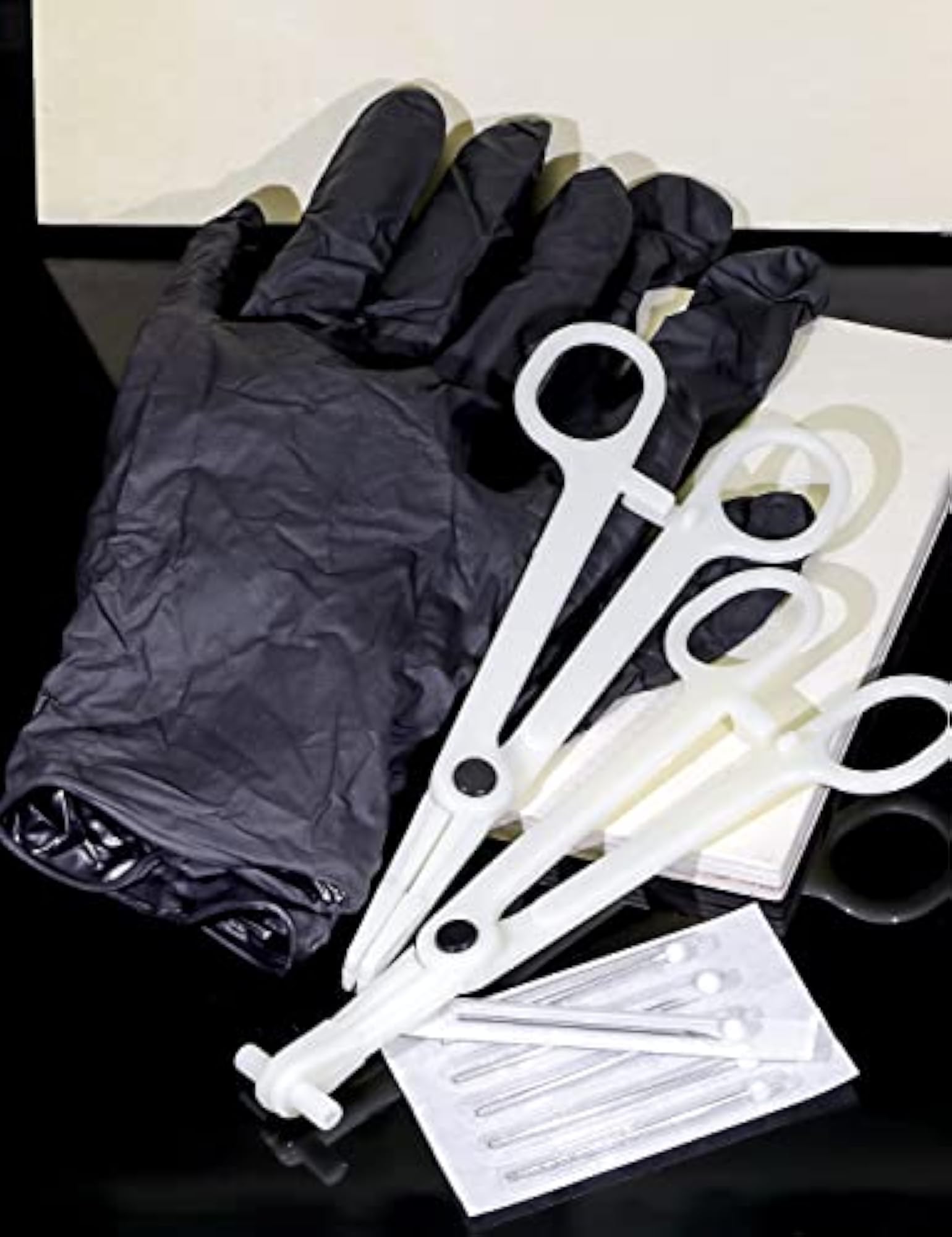 Surgical Steel Ear Piercing Kit with Needles and Clamp