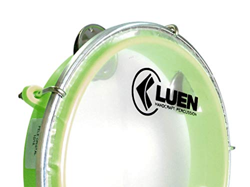 Pandeiro Abs Verde Citrico Junior Pele Cristal 08