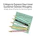Jxueych 5-Count Customer Service Pen Set with Hilarious Sarcastic Quotes | Fun Retractable Ballpoint Pens for Customer Service Reps, Coworkers, and Anyone Who Loves a Good Laugh at Work