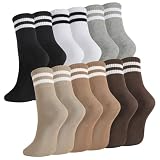 Utensilsto 6 Paare Socken Herren Damen Tennissocken 39-42 6 Farben