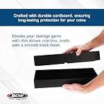BCW Double Row 2x2 Coin Box | Holds 102 Snaps or 330+ Paper Flips | Coin Storage Box for Collectors | Removable Trays - Image 5
