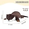 CSVBTRF Weighted Stuffed Animals, 4.1 lbs 18" Otter Plush Hugging Pillow, Otter Stuffed Animal Gifts for Kids Boys and Girls #1