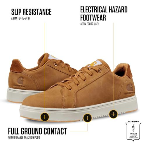 Carhartt Men's Detroit Nano Toe Leather Work Sneaker3