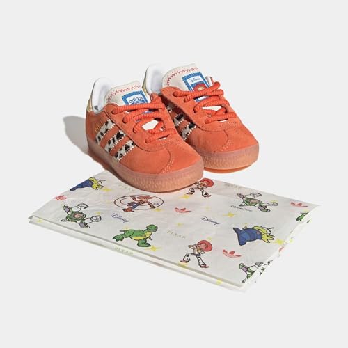 adidas Toy Story x Gazelle Infant Toddler Lifestyle Shoes (Orange/Yellow)4