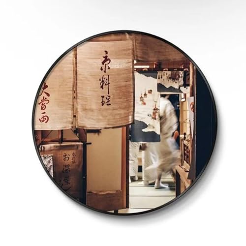 アートパネル アートボード ポスター 丸型アルミ合金フレーム 玄関 壁画 壁飾り 和風 和柄 富士山 神奈川沖浪裏 桜と鳥居 浮世絵 装飾画 床の間 掛け物 部屋飾り 飾り絵 油絵 ソファの背景画 インテリア 現代 モダン リビングルーム レストラン 玄関