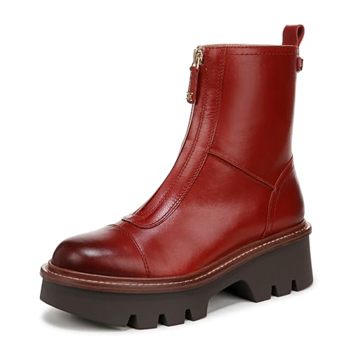 Sam Edelman Women's Cooper Ankle Boot, Red Mahogany, 8 by Sam Edelman - Used condition - CA$90.76