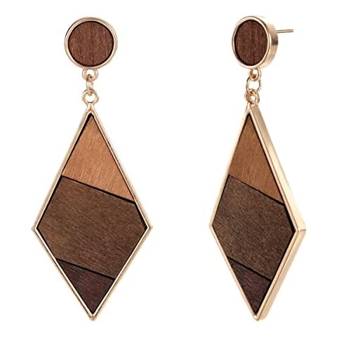 Emibele Boucles d'Oreilles en Bois Cover