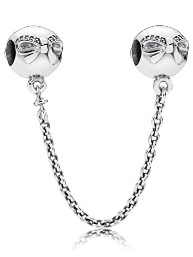 Cadena de seguridad Pandora lazos y circonitas un regalo protector eterno