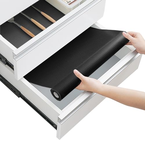 Hengrongshen Tappetino per cassetti, 45 x 500 cm, antiscivolo, per cassetti, impermeabile e non adesivo, per mobili da cucina, frigorifero e scaffali