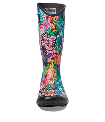 Bogs Women's Rainboot Garden Rain Shoe, Rose Multi, 9 #TOP1