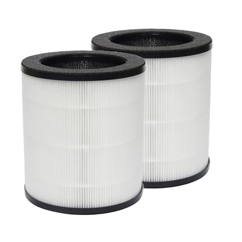 PUREBURG Replacement Filters Compatible with Mooka M02 Air Purifier,2-Pack H13 HEPA 3-stage filtration Activated Carbon 2-in-1 Air Clean Dust VOCs Odor PM2.5 by PUREBURG - Used condition - US$23.84
