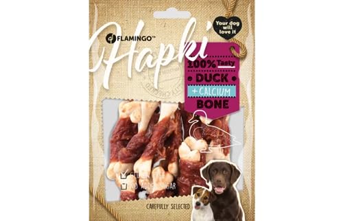 Flamingo HAPKI Os de Calcium avec Canard 170 g