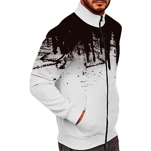 Chaqueta deportiva para hombre manga larga con cierre y bolsillos miniatura 2