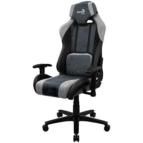 Aerocool-BARON-Silla-Gaming-AeroSuede-Transpirable-Respaldo-Ajustable-Azul