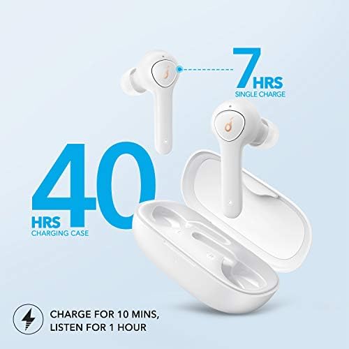 Soundcore Anker Life P2 True Wireless Earbuds, Clear Sound, USB C, 40H Playtime, IPX7 Waterproof, Wireless Earphones for Work, Home Office